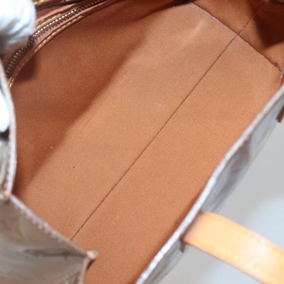 LOUIS VUITTON Monogram Vernis Reade PM Hand Bag Bronze M91146 - Picture 11 of 16